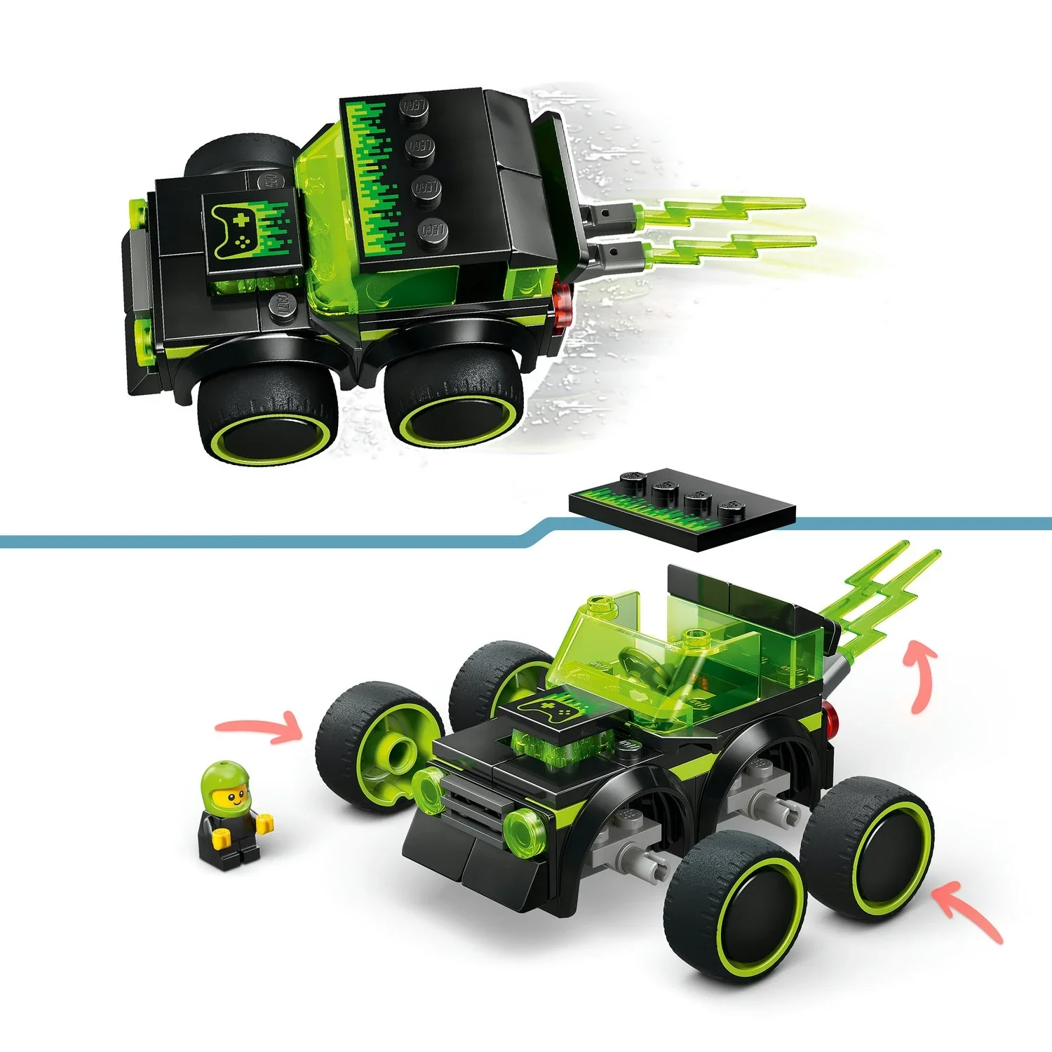 Lego 60484 City Rides Gaming Race Car - Image 4