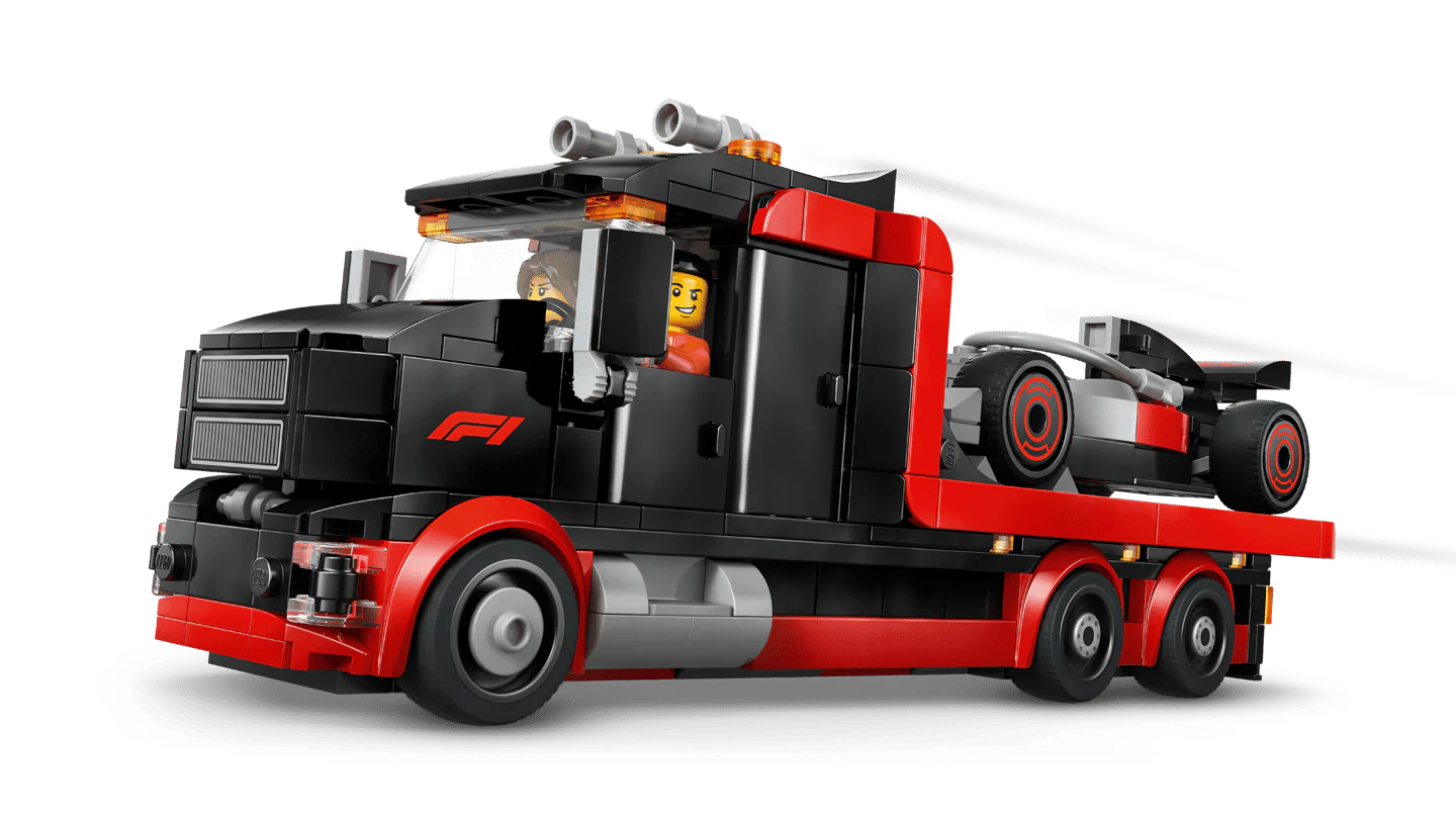 Lego 60493 City F1 Display Truck with Audi F1 Race Car - Image 3