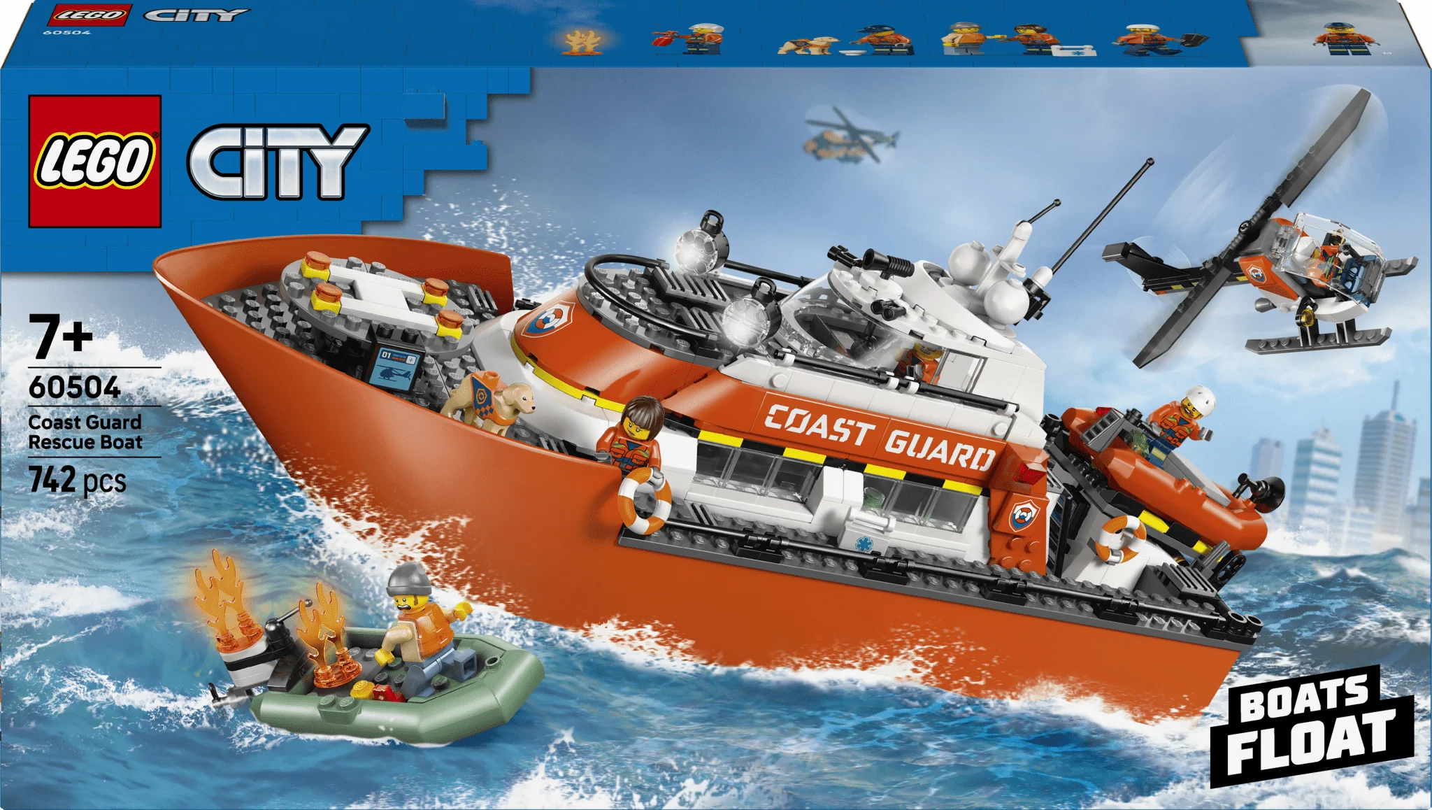 Lego 60504 Coast Guard Rescue Boat & Helicopter