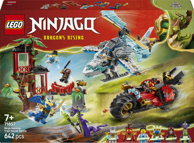 Lego 71857 Ninja Vehicle Tree House Battle