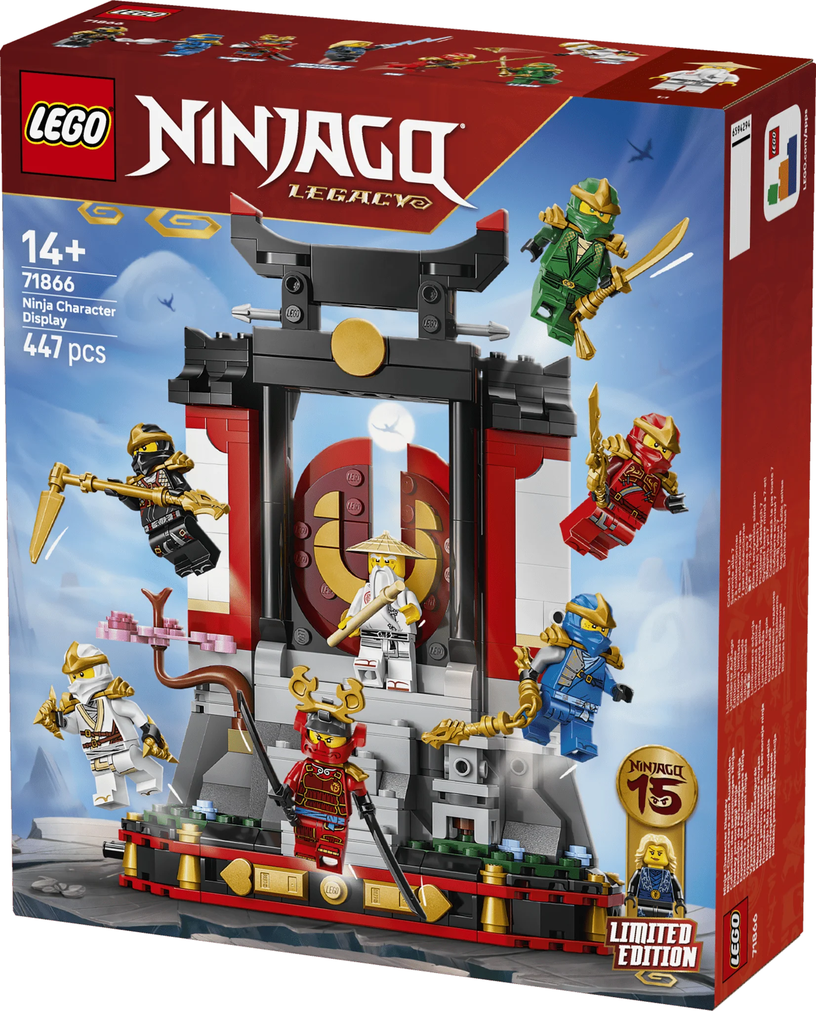 Lego 71866 Ninja Character Display 15th Anniversary