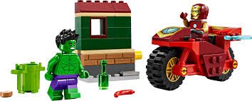 Lego 76287 Marvel Iron Man With Bike And The Hulk - Image 2