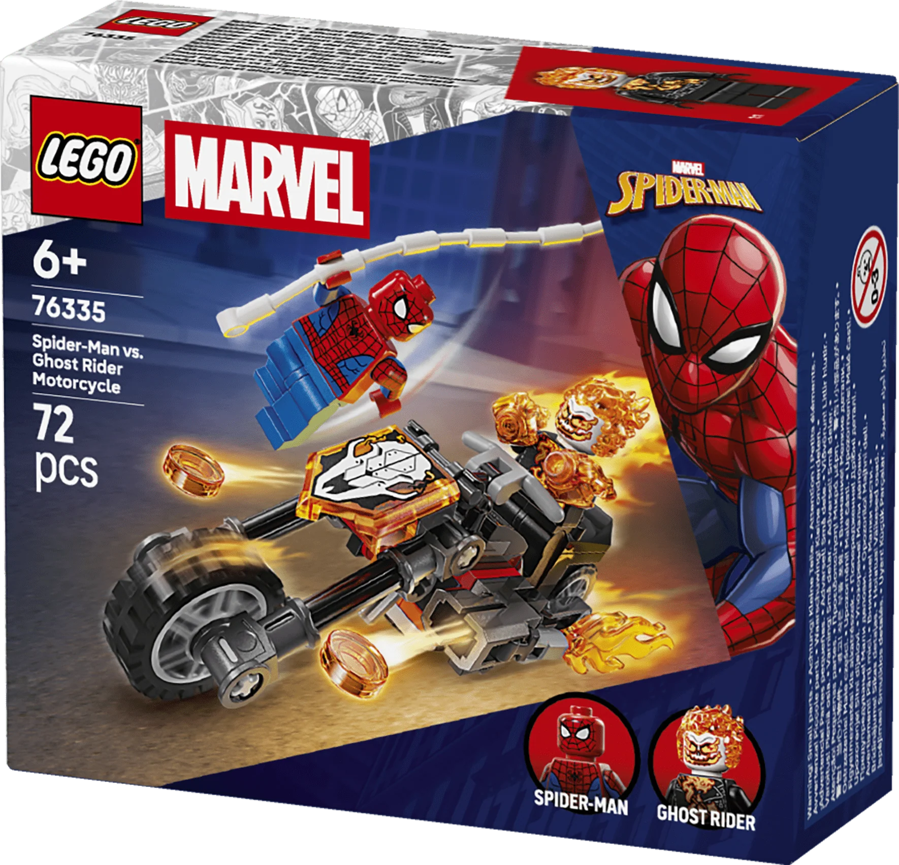Lego 76335 Spider-Man vs. Ghost Rider Motorcycle