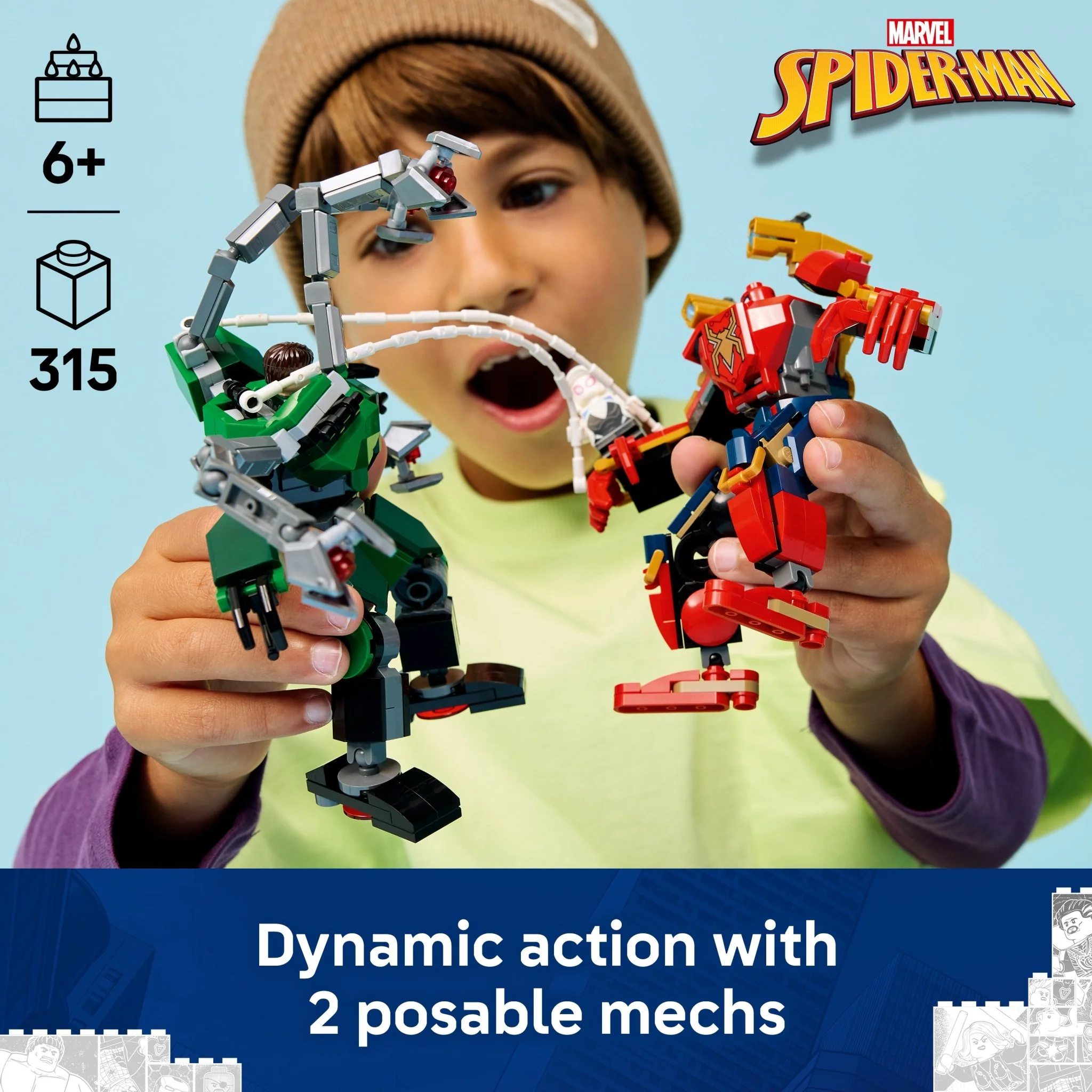 Lego 76338 Mech Battle: Spider-Man vs. Doc Ock - Image 3