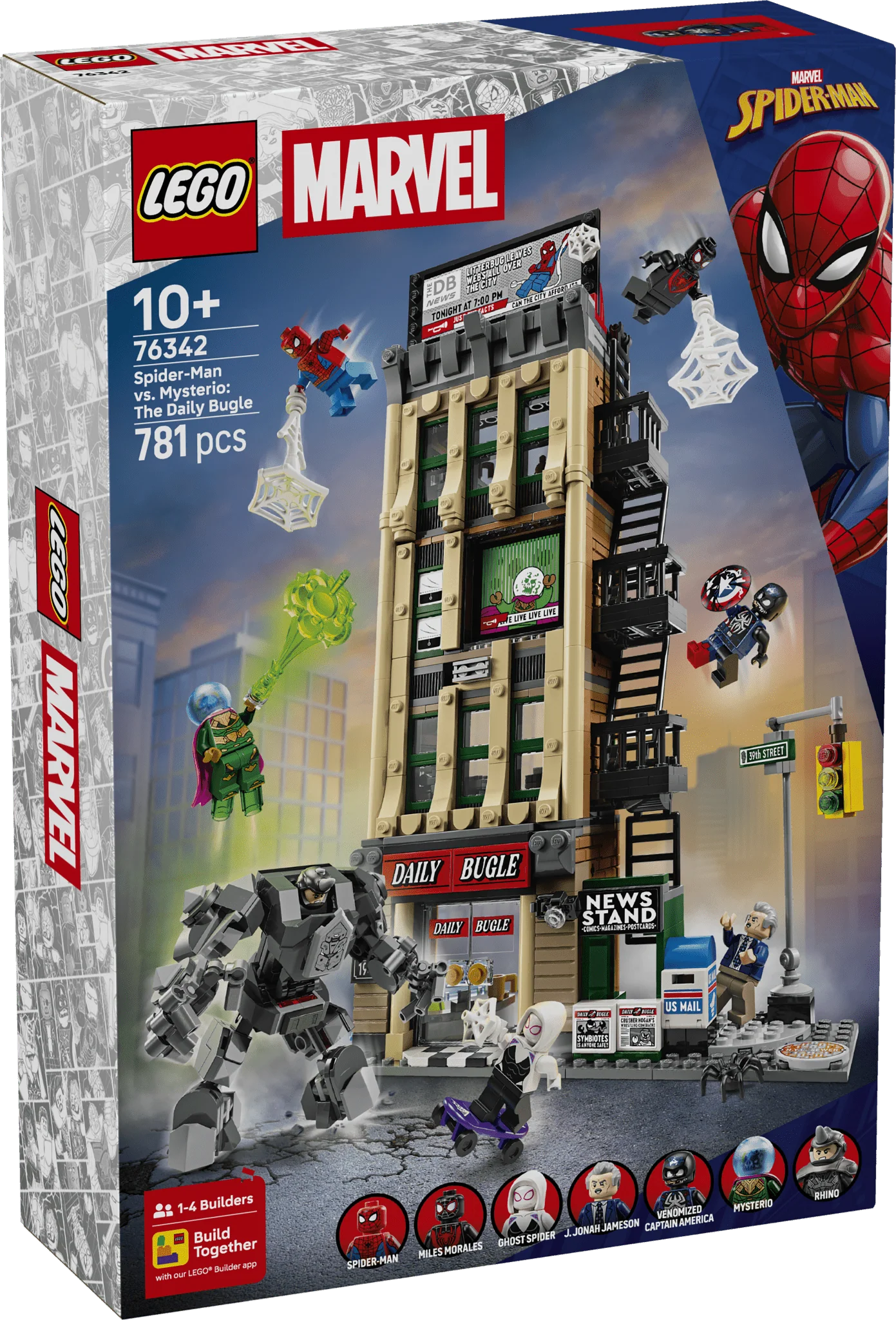 Lego 76342 Spider-Man vs. Mysterio: The Daily Bugle