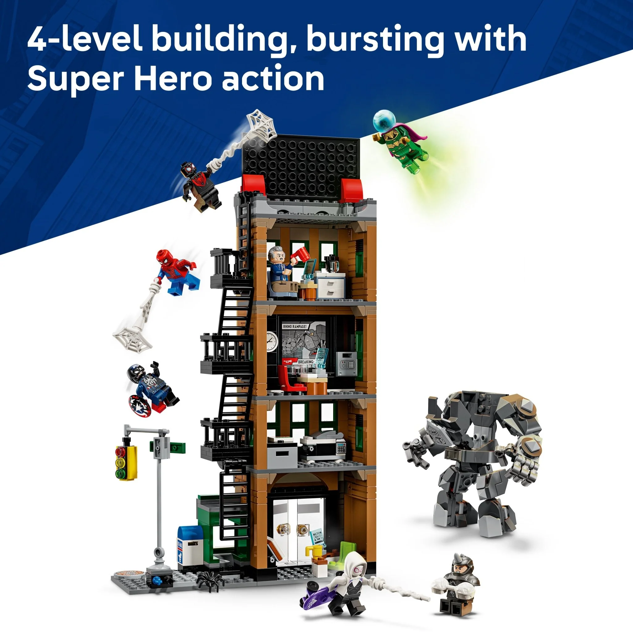 Lego 76342 Spider-Man vs. Mysterio: The Daily Bugle - Image 3
