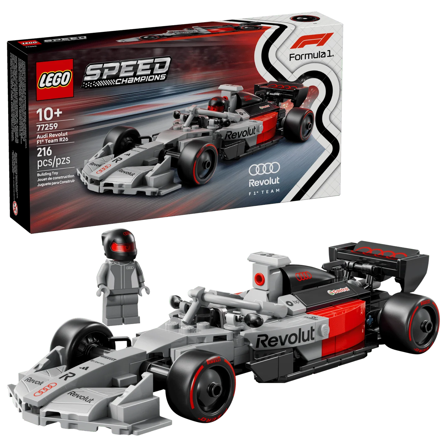Lego 77259 Speed Champions Audi Revolut F1 Team R26 Race Car