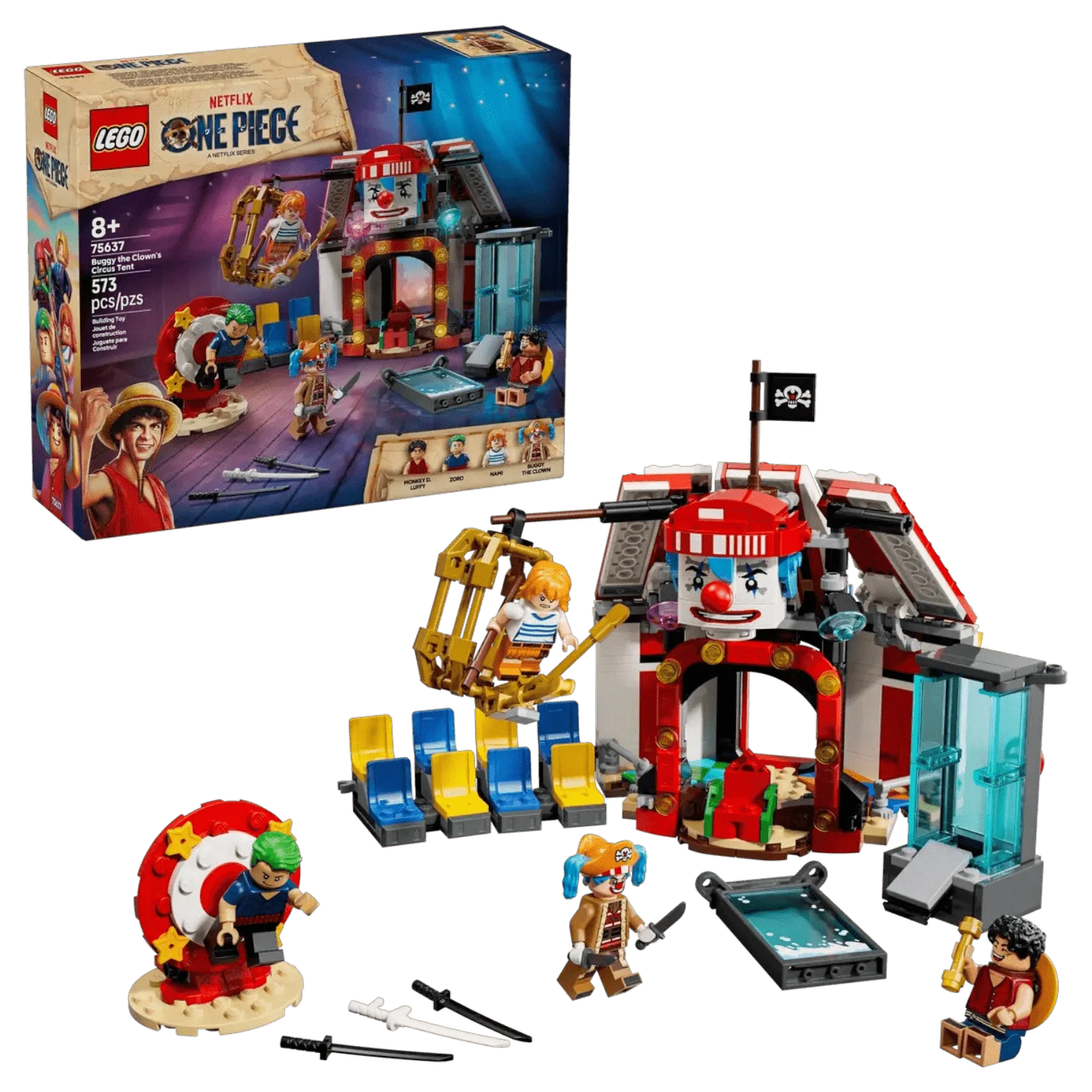 LEGO 75637 One Piece Buggy the Clown's Circus Tent Set