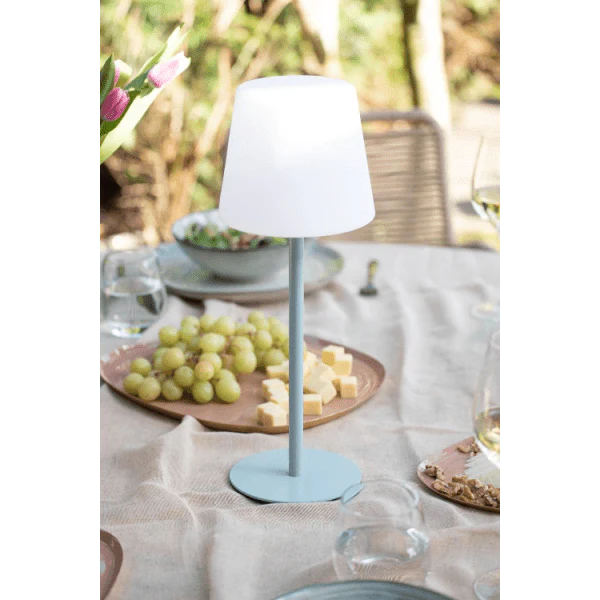Leitmotiv Outdoors Rechargeable Table Lamp Light Blue - Image 3