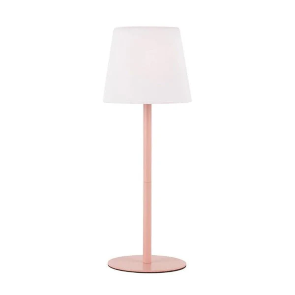 Leitmotiv Outdoors Rechargeable Table Lamp Light Pink