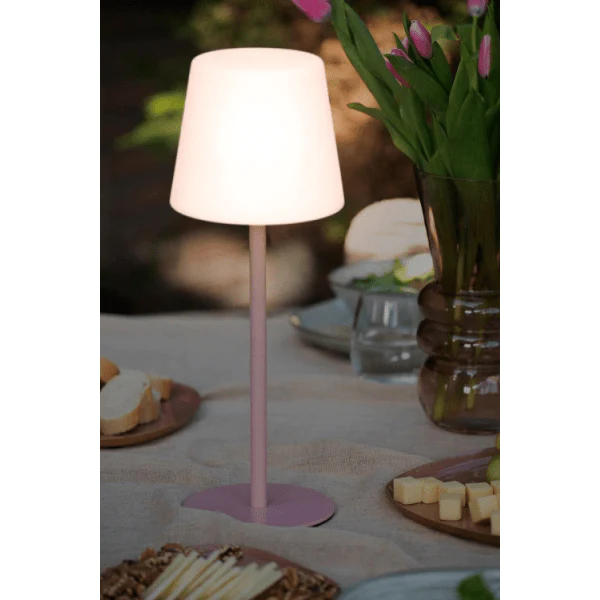 Leitmotiv Outdoors Rechargeable Table Lamp Light Pink - Image 2