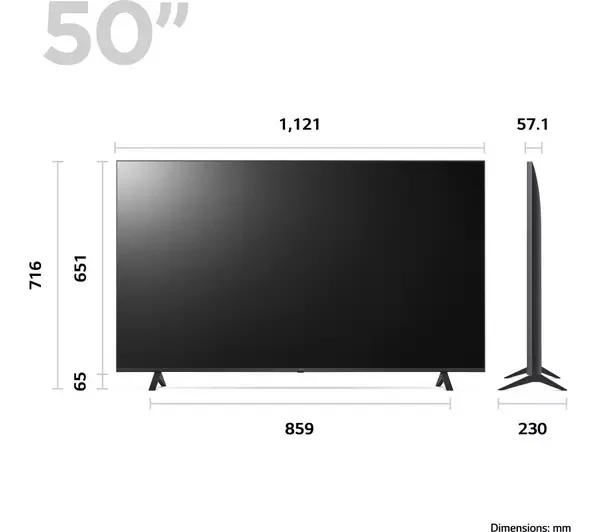 LG 50" 4K UHD Smart Television - (50UR78006LK) - Image 6