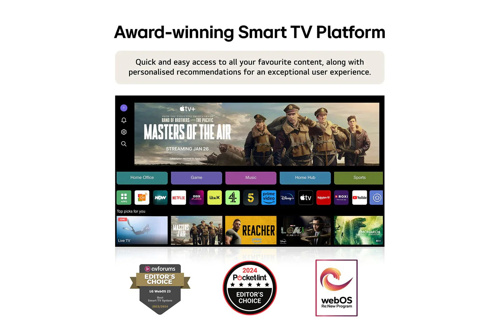 LG 55 Inch Nano81 4K Ultra HD HDR Nanocell Smart TV (2024) | 55NANO81T6A.AEK - Image 7