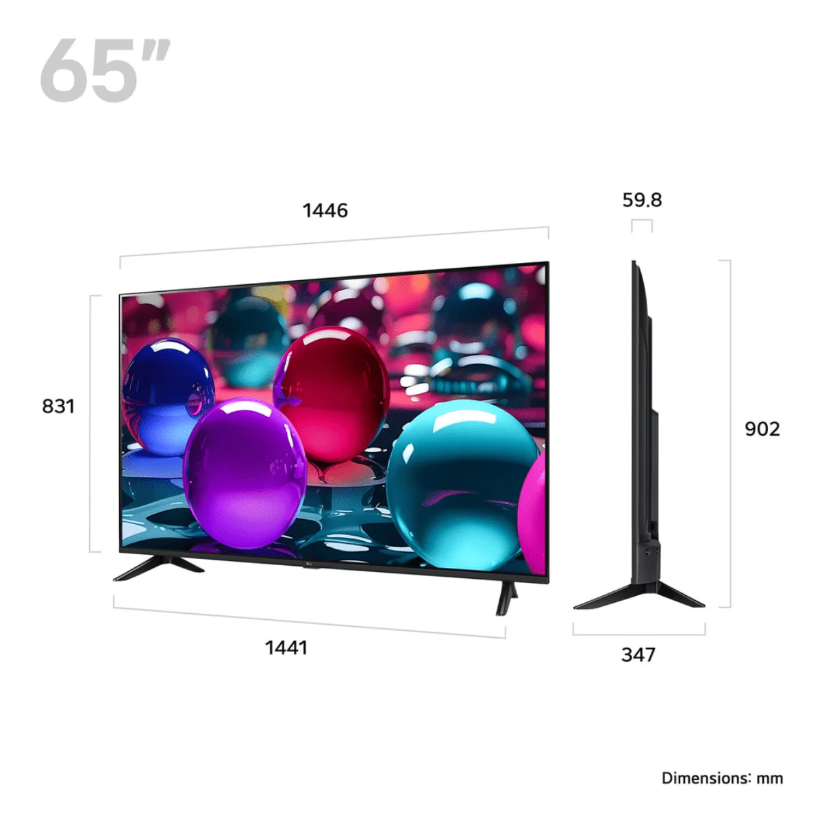 LG 65" UA73 4K UHD Smart TV (65UA73006LA) - Image 2