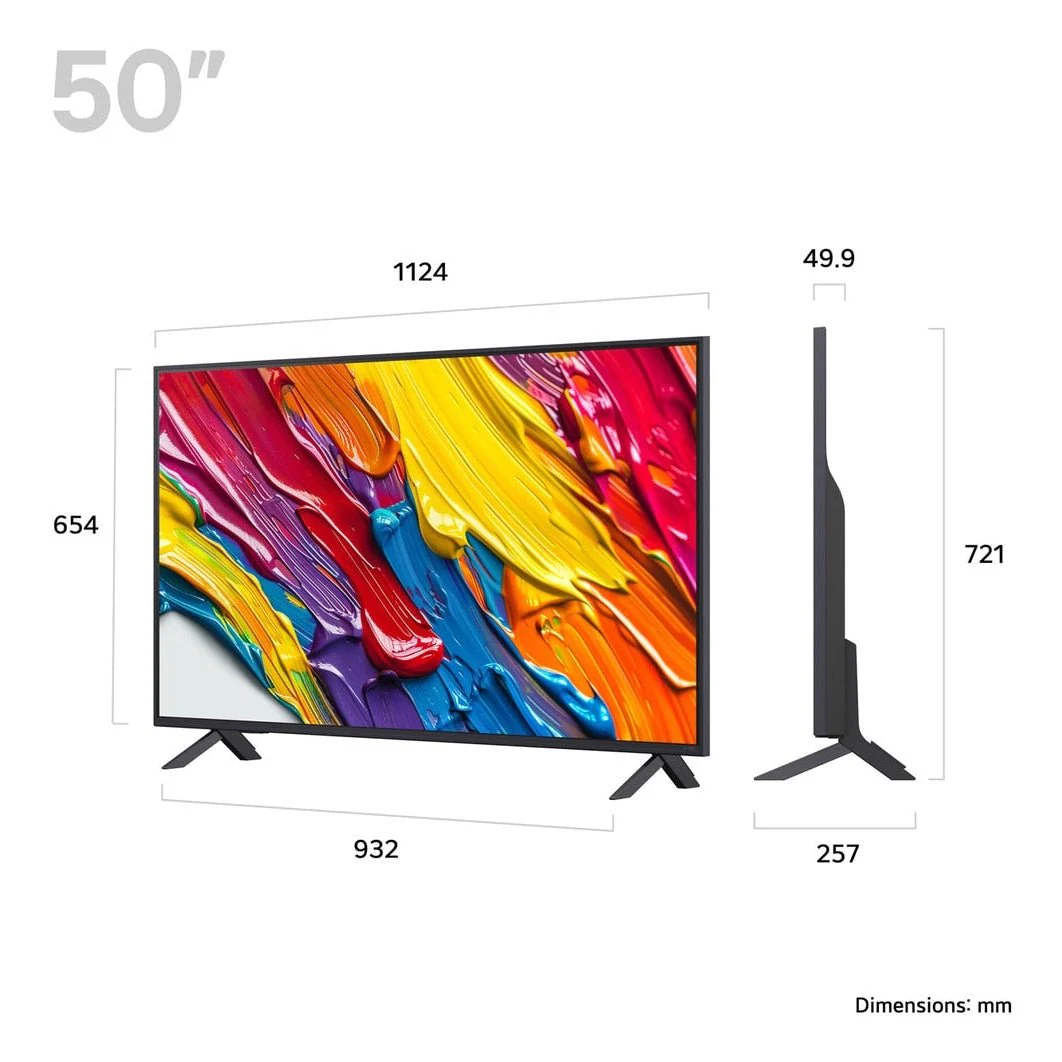 LG QNED AI 50" 4K HDR Smart TV | 50QNED82A6B.AEK - Image 2