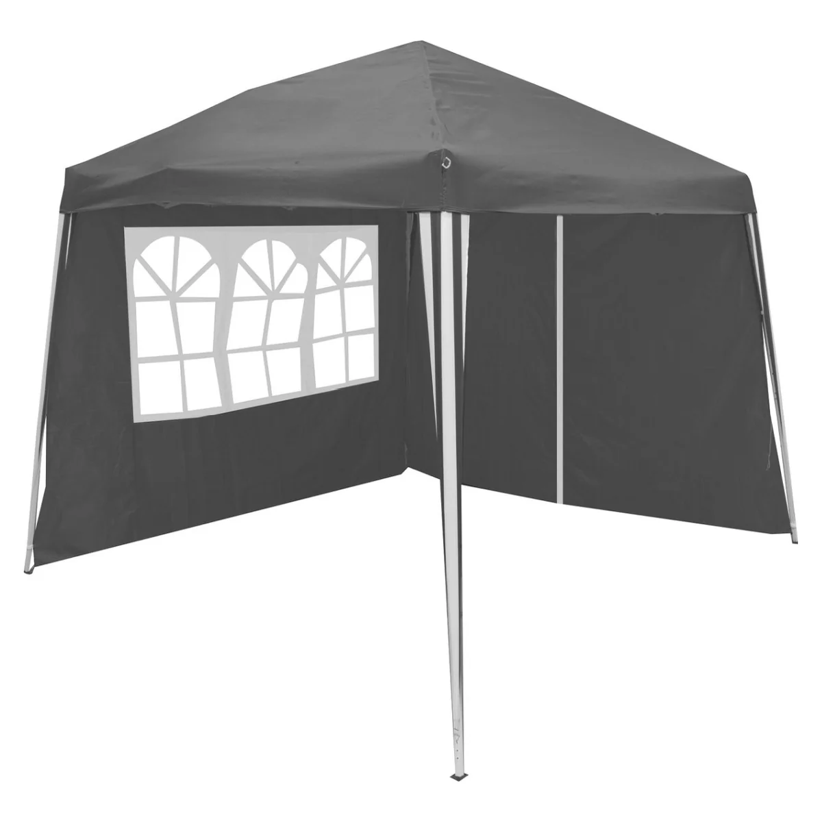 Lifetime Garden Foldable Party Tent Pavilion 3 x 3 x 2.45M with Side Walls - Anthracite