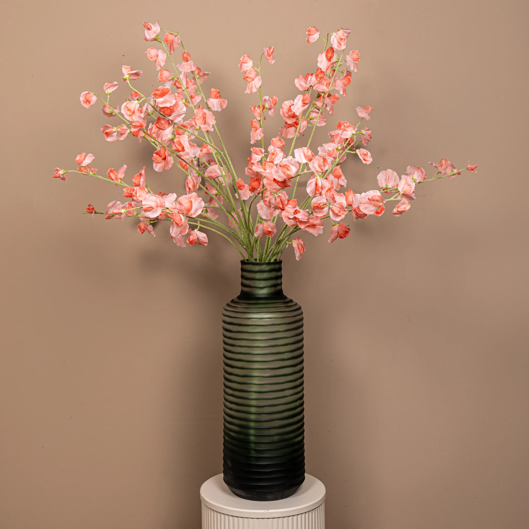 Light Pink Sweet Pea Spray Artificial Flower - Image 2