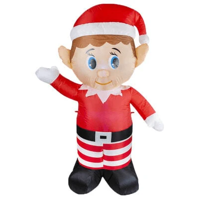 Light Up Inflatable Elf 180cm