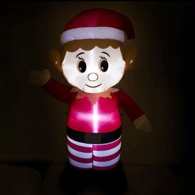 Light Up Inflatable Elf 180cm - Image 2
