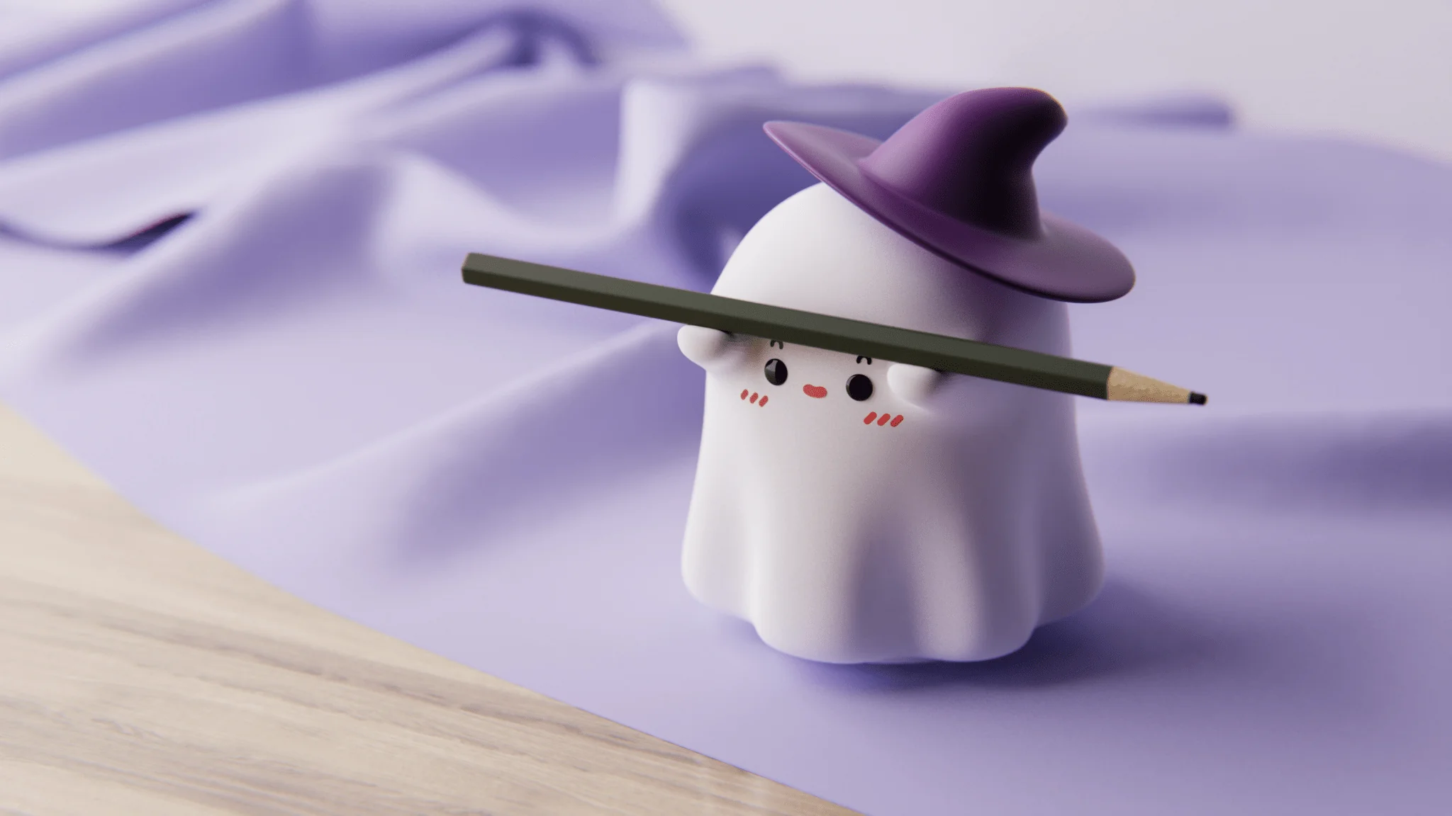 Lila-Boo The Ghost - Lumi Buddy Nightlight - Image 3