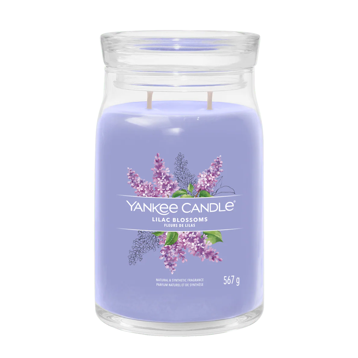 Lilac Blossoms Signature Large Jar Yankee Candle 567g