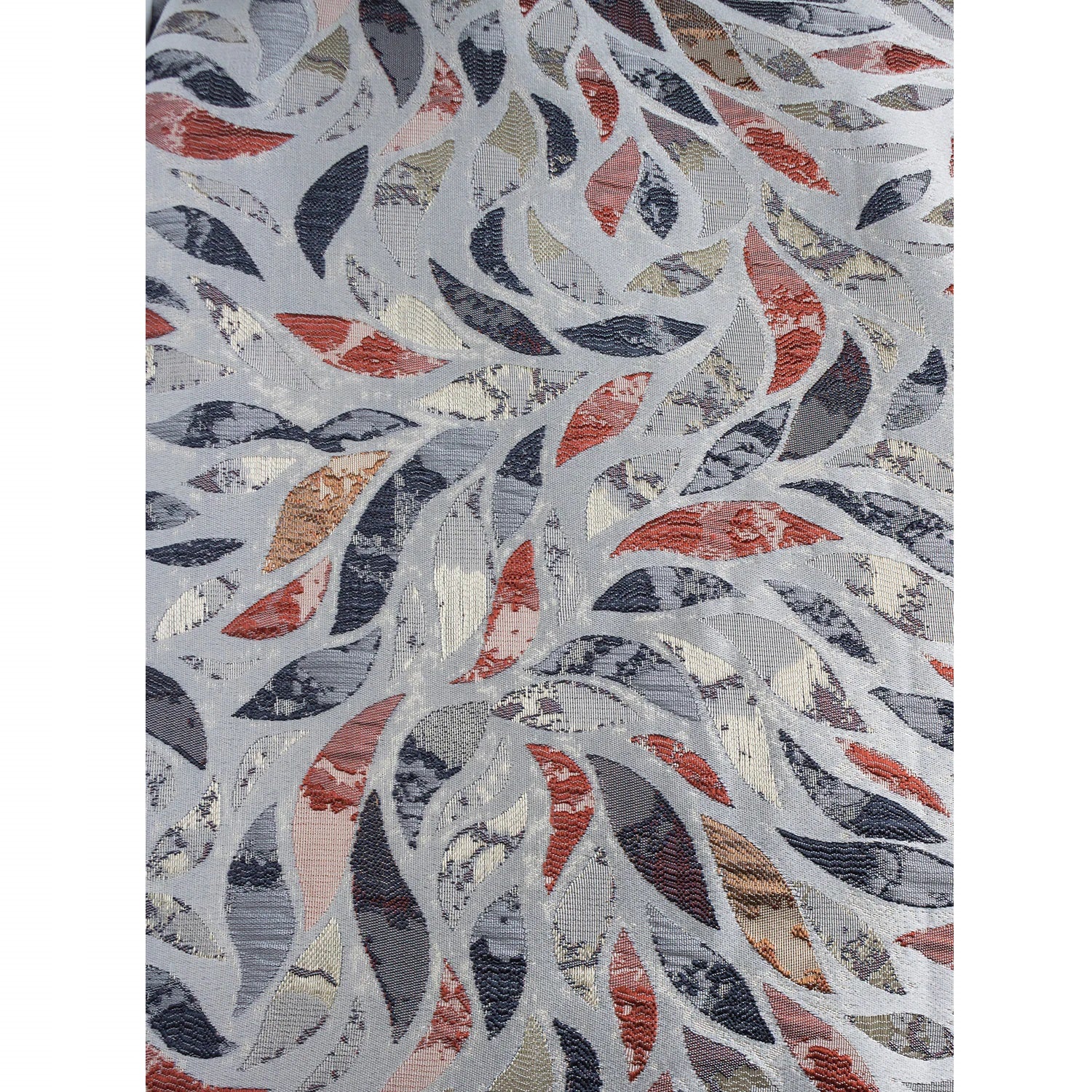 Lisbon 90" x 90” Polar Fleece Lined Eyelet Curtains Russet - Image 2