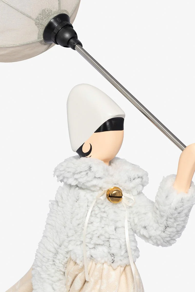 Little Girl 'Dolly' Umbrella Table Lamp - Image 2