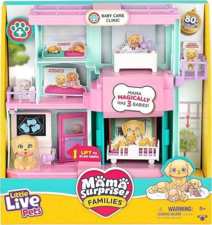 Little Live Pets Mama Surprise Families Baby Clinic Playset