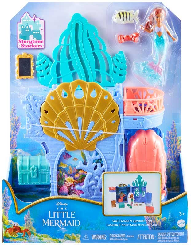Little Mermaid Small Dolls Mermaid Grotto Play Set