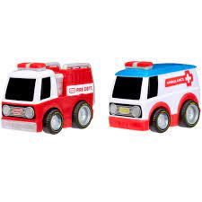 Little Tikes Crazy Fast Cars 2Pack Racin Responders - Image 2
