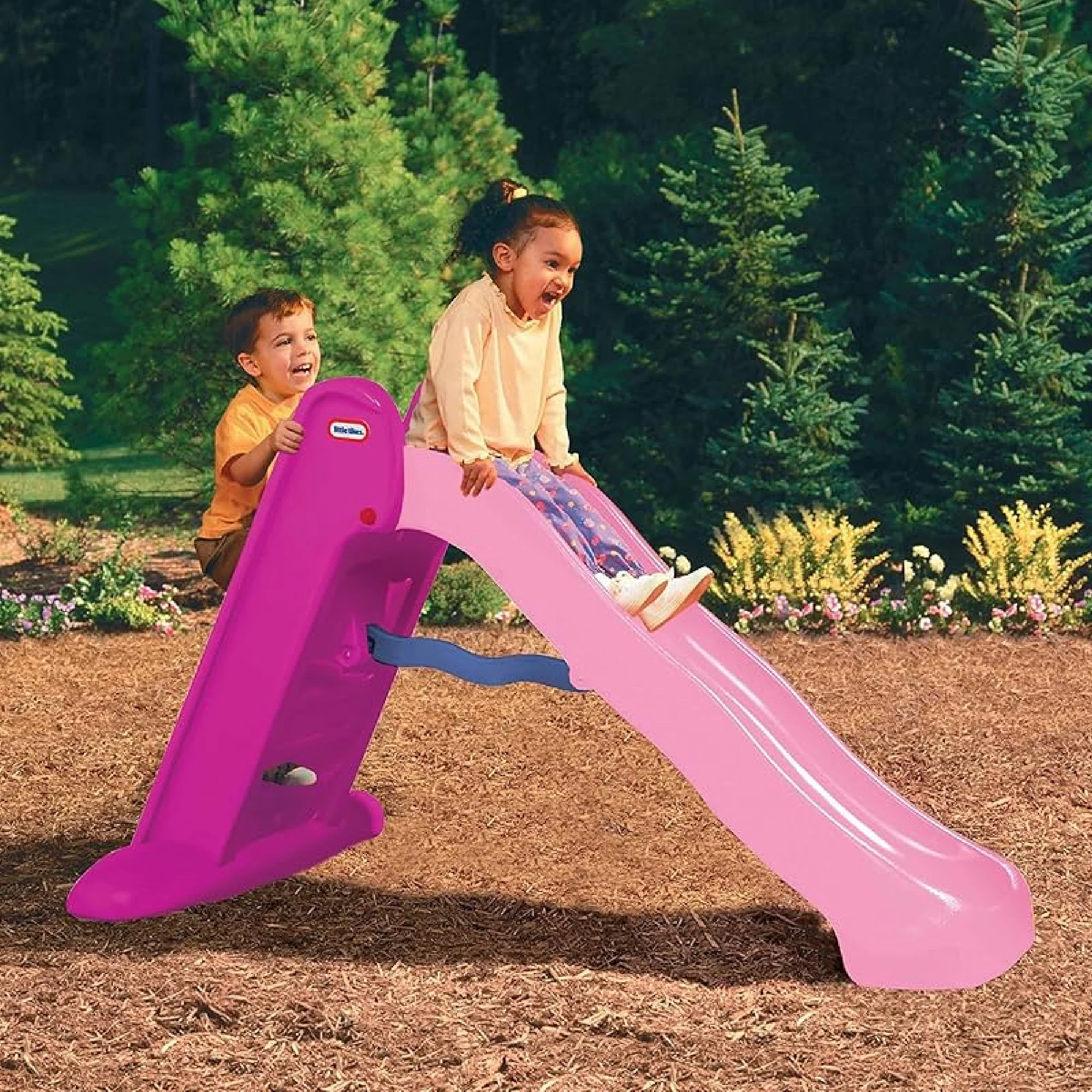 Little Tikes Easy Store Large Slide Pink - Image 2
