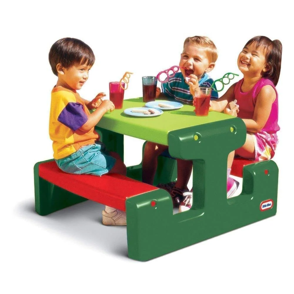Little Tikes Junior Picnic Table Evergreen