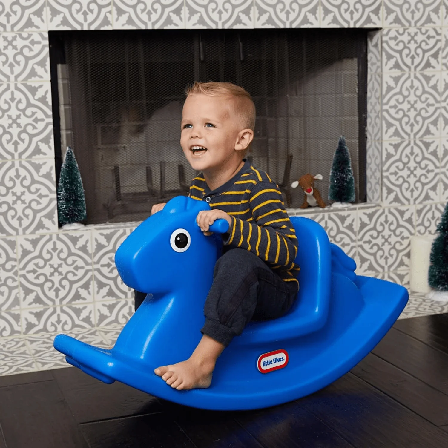 Little Tikes Rocking Horse Blue - Image 3