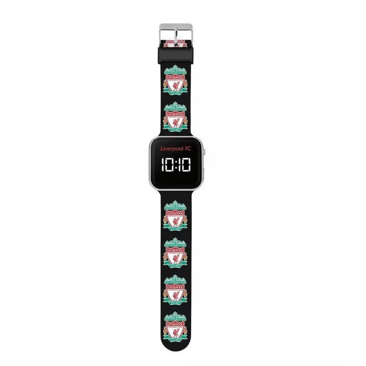 Liverpool Football Club Black Printed LED Watch - Image 2