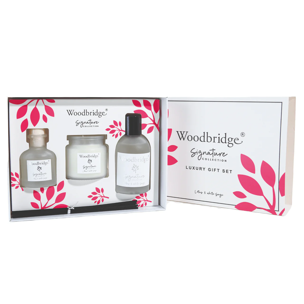 Lotus & White Sage Luxury Gift Set by Woodbridge