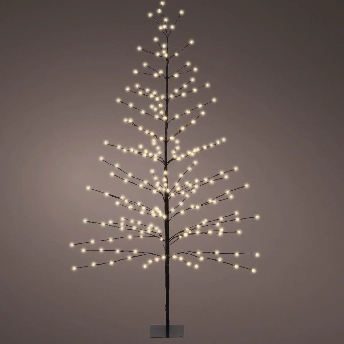 Lumineo 232 Warm White LED Outdoor Tree Iron Steady 180cm (6ft)