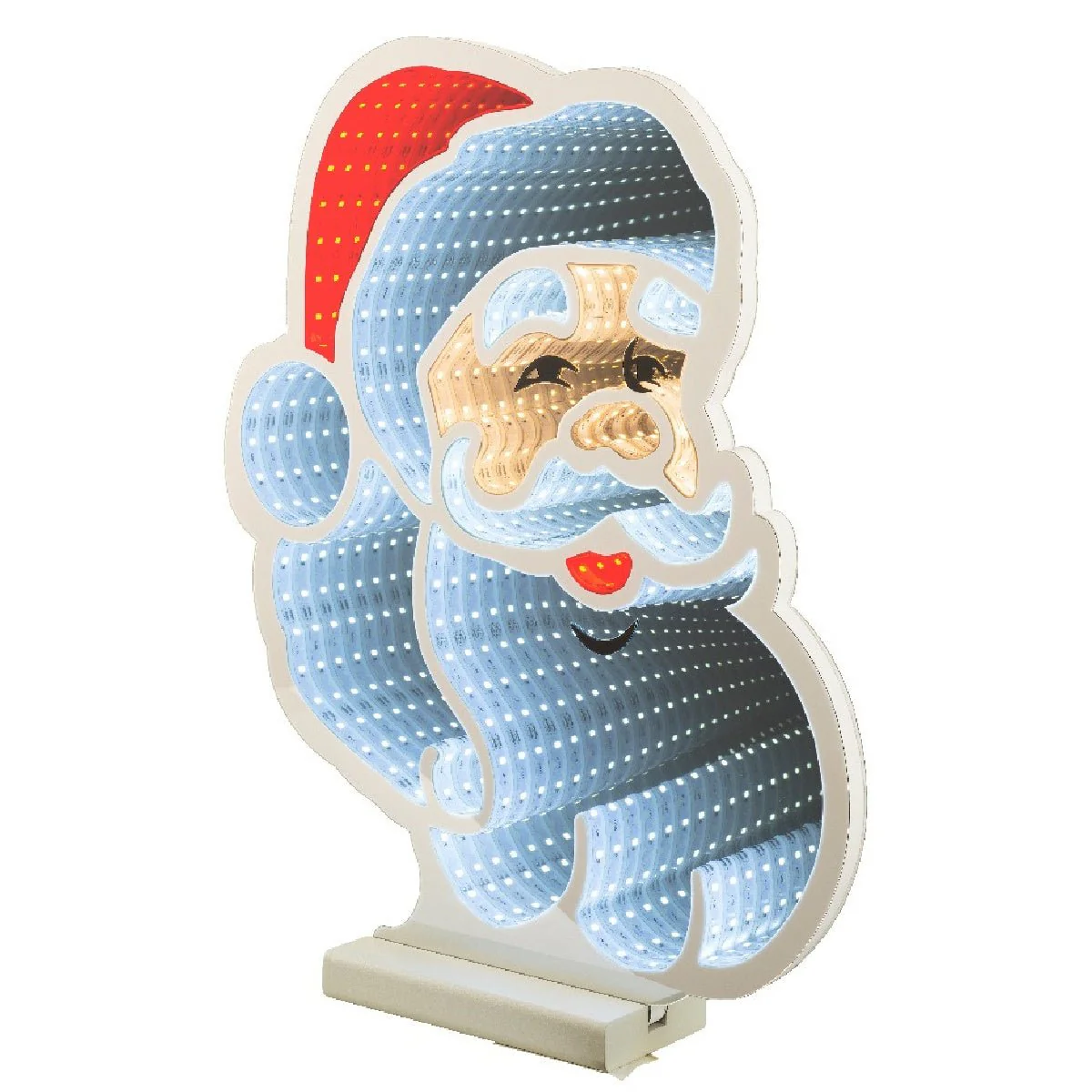Lumineo Indoor Infinity Light Steady Santa Head 30cm