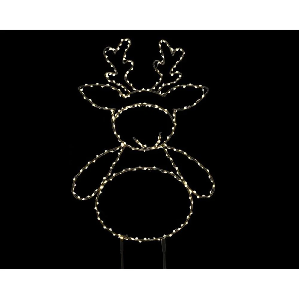 Lumineo - Micro LED Reindeer Stake - 47cm - Warm White 9500674
