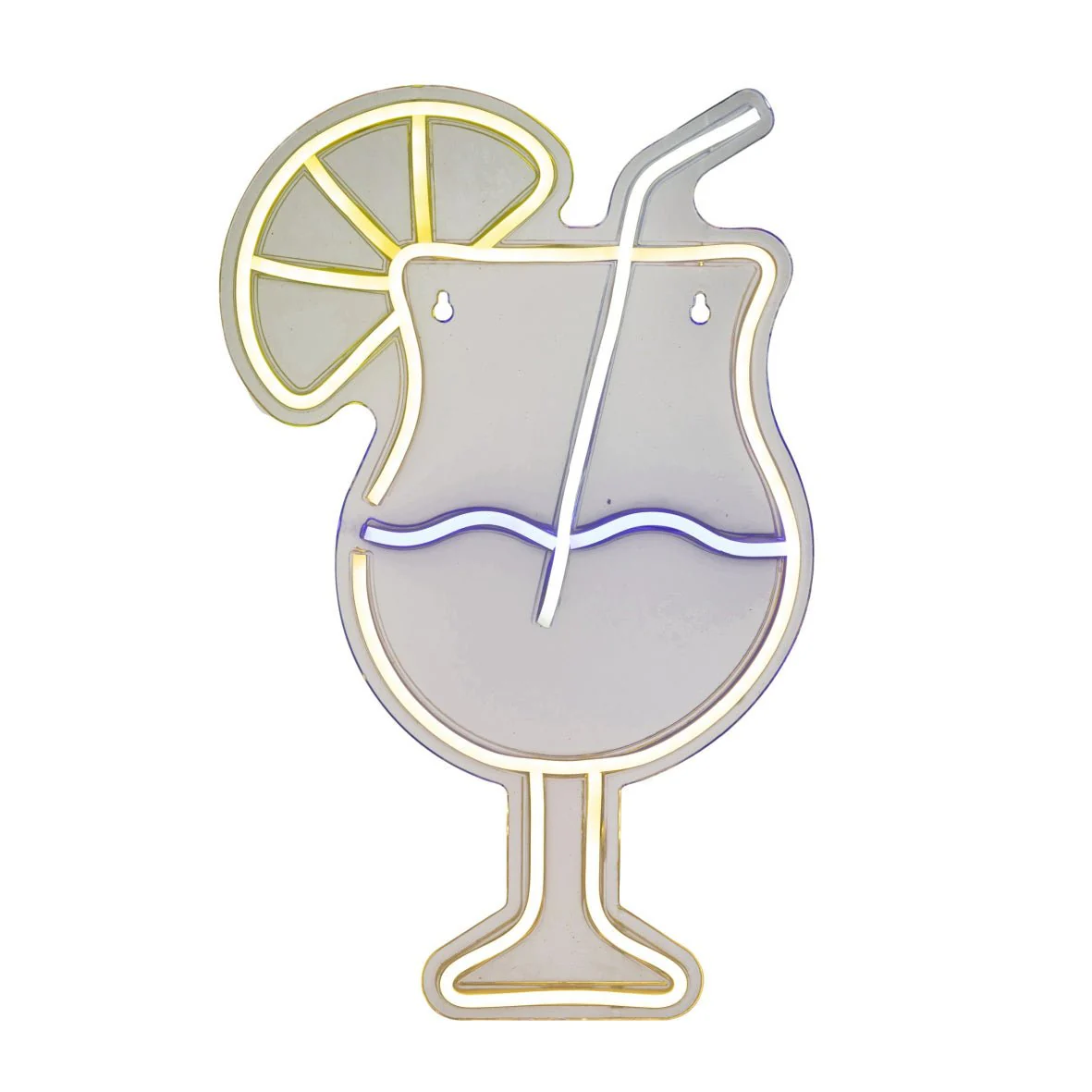 Lumineo Neon Cocktail Glass Sign USB Powered