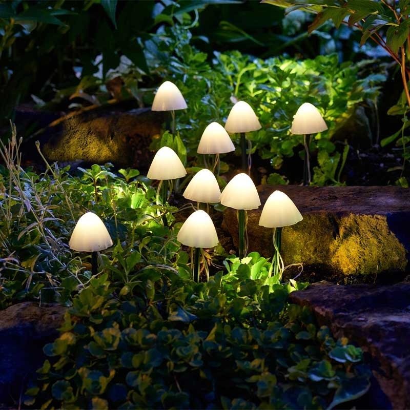 LumiShroom Solar Stake Lights – Set of 10