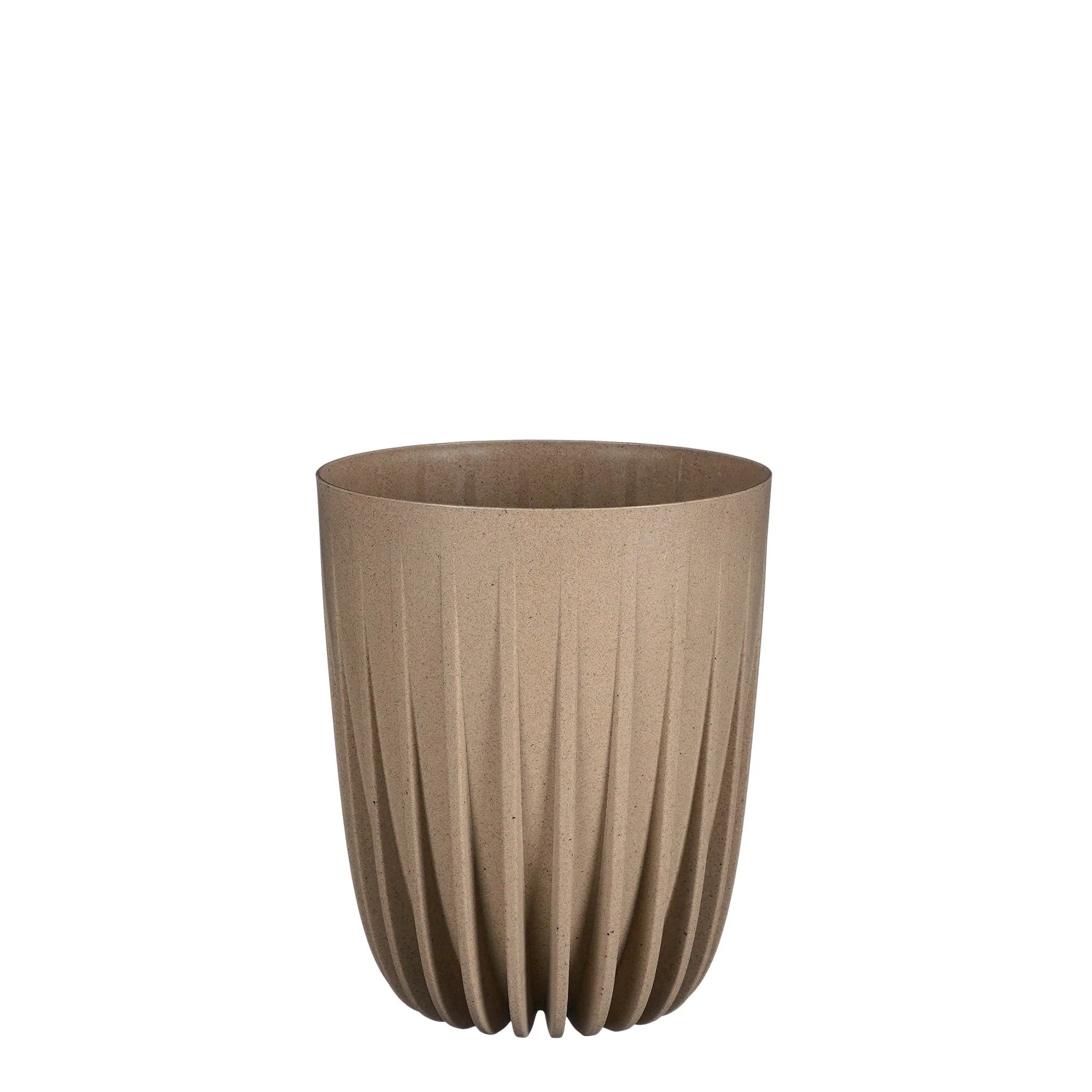 Lungo Large Taupe Plant Pot 22.5 x 19cm