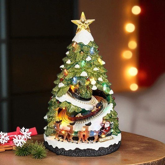 Luville Christmas Tree with Train Battery Operated 22 x 21 x 39cm - Image 2