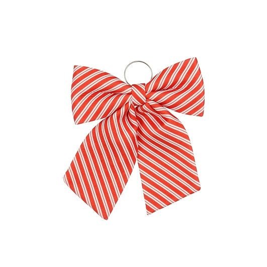 Luxury Christmas Bow Stripes Red 32 x 40 x 3cm