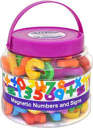 Magnetic Numbers And Signs - 111Pcs