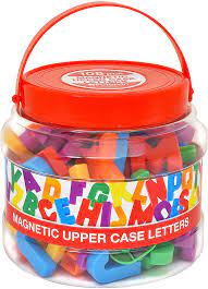 Magnetic Upper Case Letters - 108Pcs