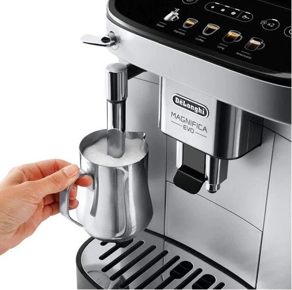 Magnifica Evo Automatic Coffee Machine - Silver & Black | Ecam292.33.Sb - Image 3