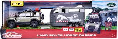 Majorette City Land Rover Horse Carrier
