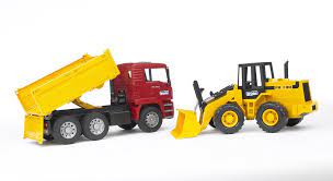 Bruder Man Tga Construction Truck With Artic Road Loader - Image 2