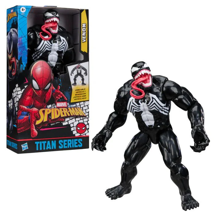 Marvel SpiderMan Titan Series Venom Deluxe 12” Action Figure - Image 4