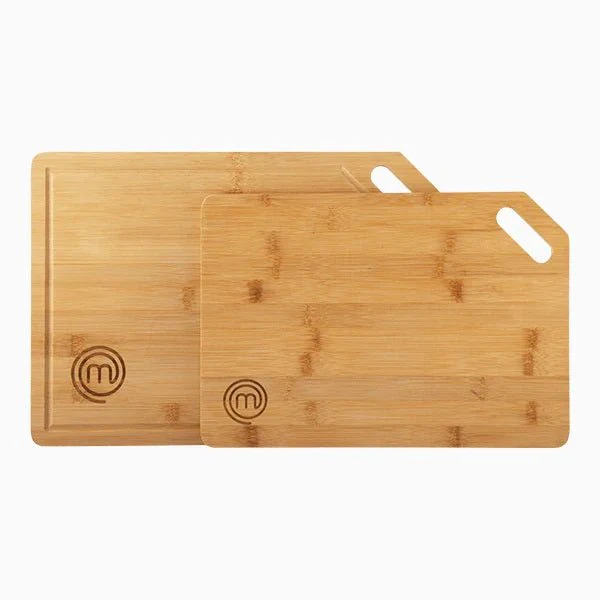 MasterChef 2pc Bamboo Chopping Board Set